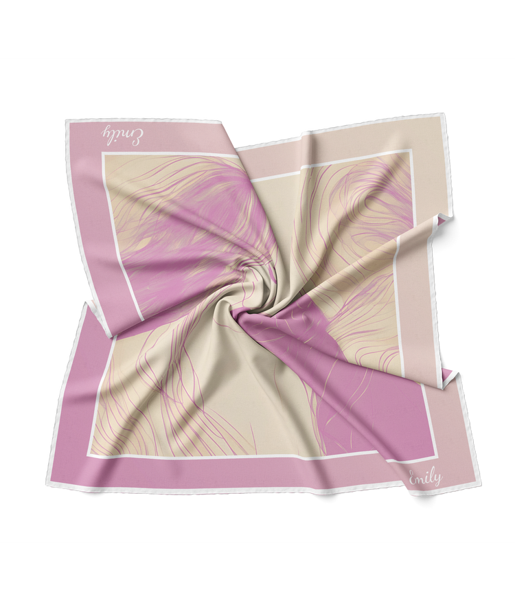 &quot;Pink Pawnnection&quot; Square Scarf
