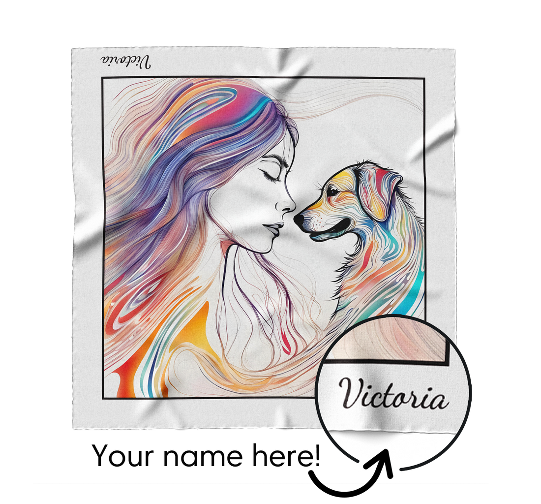 "Rainbow Pawnnection" Square Scarf