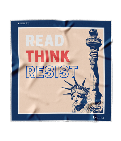 Read Think Resist, Blue