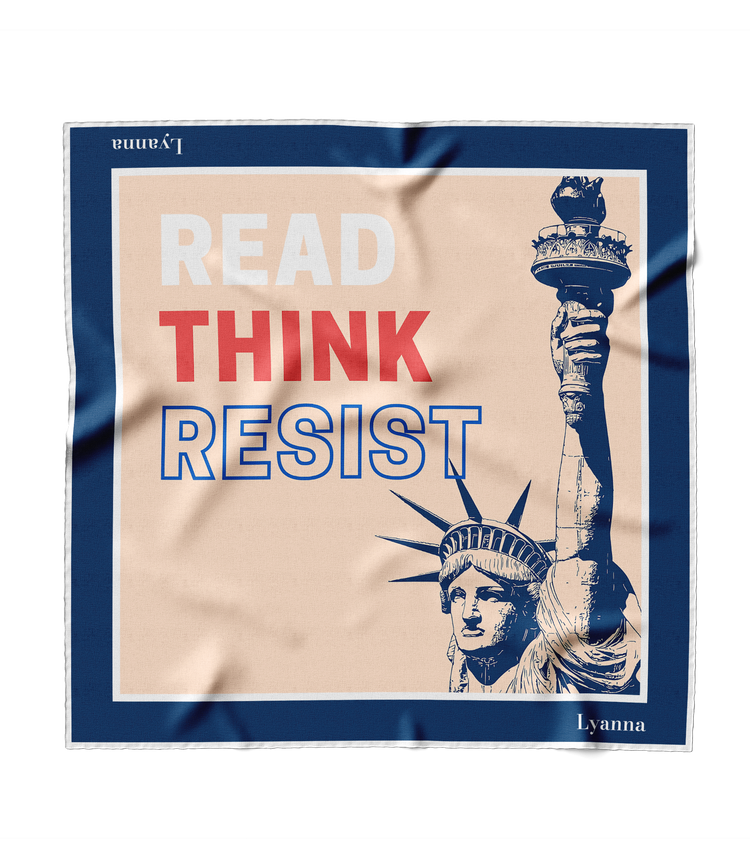 Read Think Resist, Blue