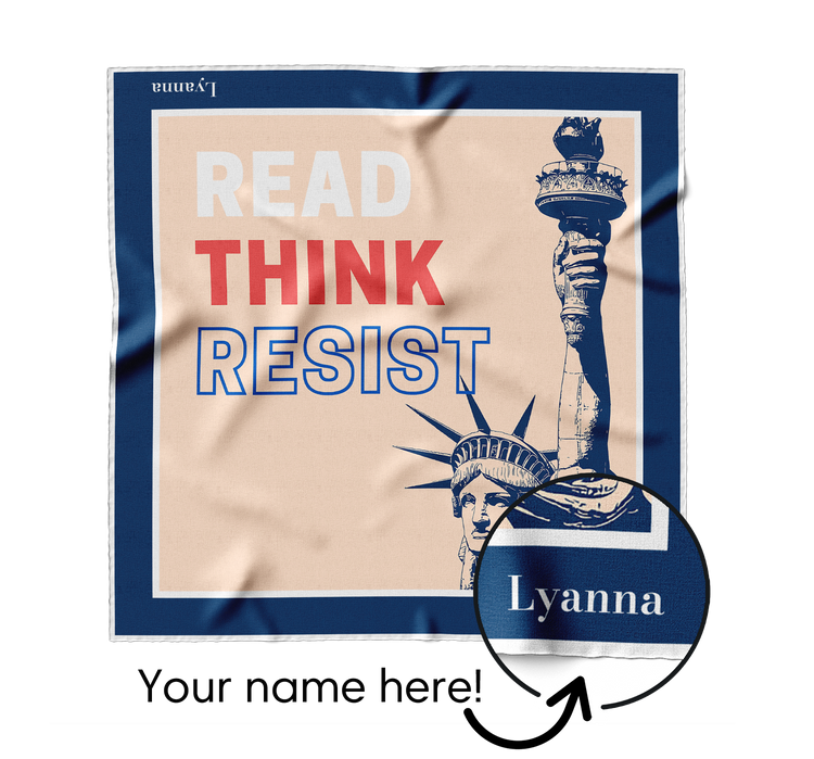 Read Think Resist, Blue