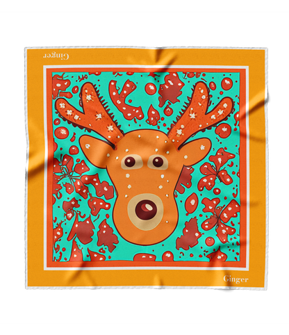 &quot;Rudolph&quot; Square Scarf