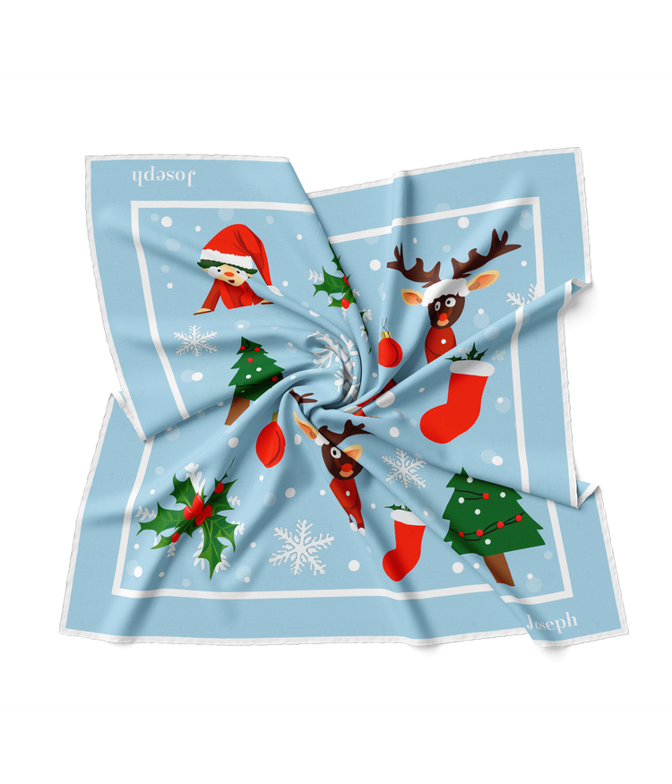 &quot;Rudolph and Friends&quot; Square Scarf