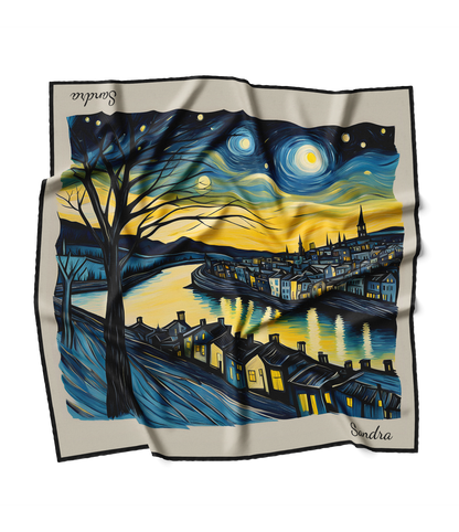 &quot;Starry Night&quot; Square Scarf