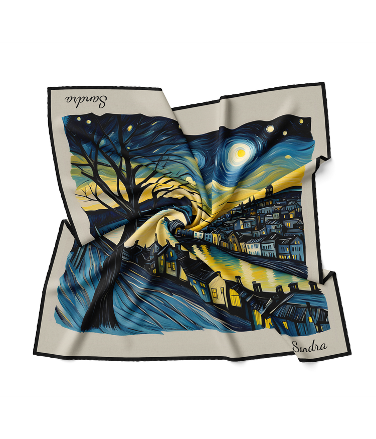 &quot;Starry Night&quot; Square Scarf