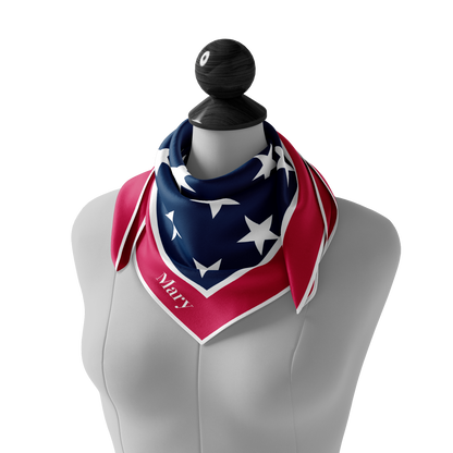 &quot;Stars and Stripes&quot; Square Scarf