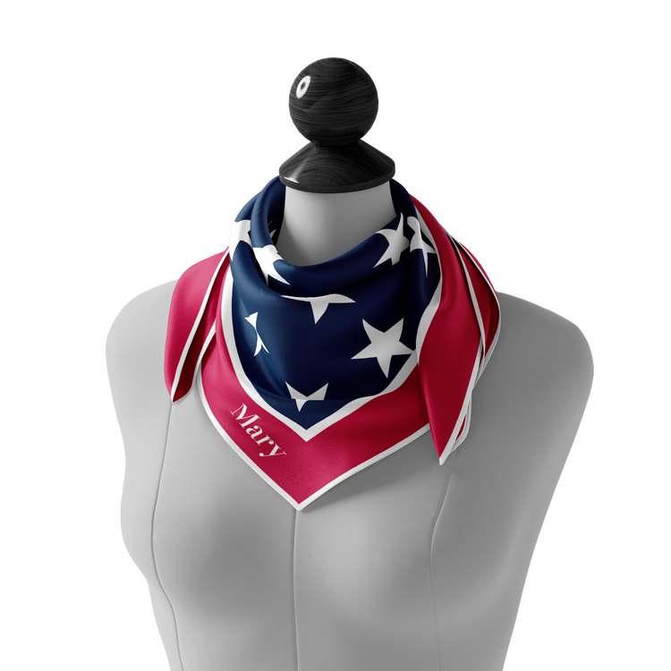 &quot;Stars and Stripes&quot; Square Scarf