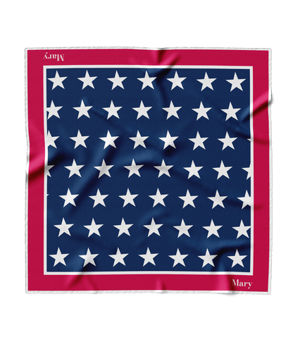 &quot;Stars and Stripes&quot; Square Scarf