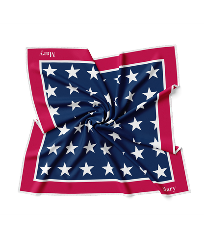 &quot;Stars and Stripes&quot; Square Scarf