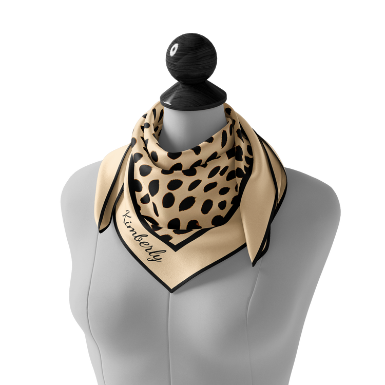 &quot;Cheetah&quot; Square Scarf