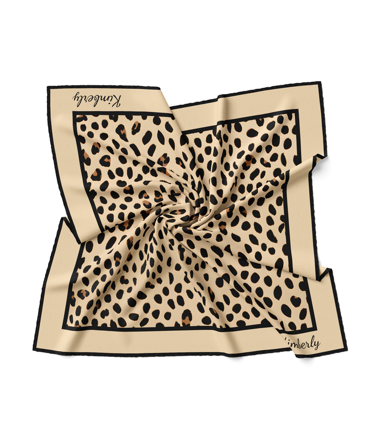 &quot;Cheetah&quot; Square Scarf