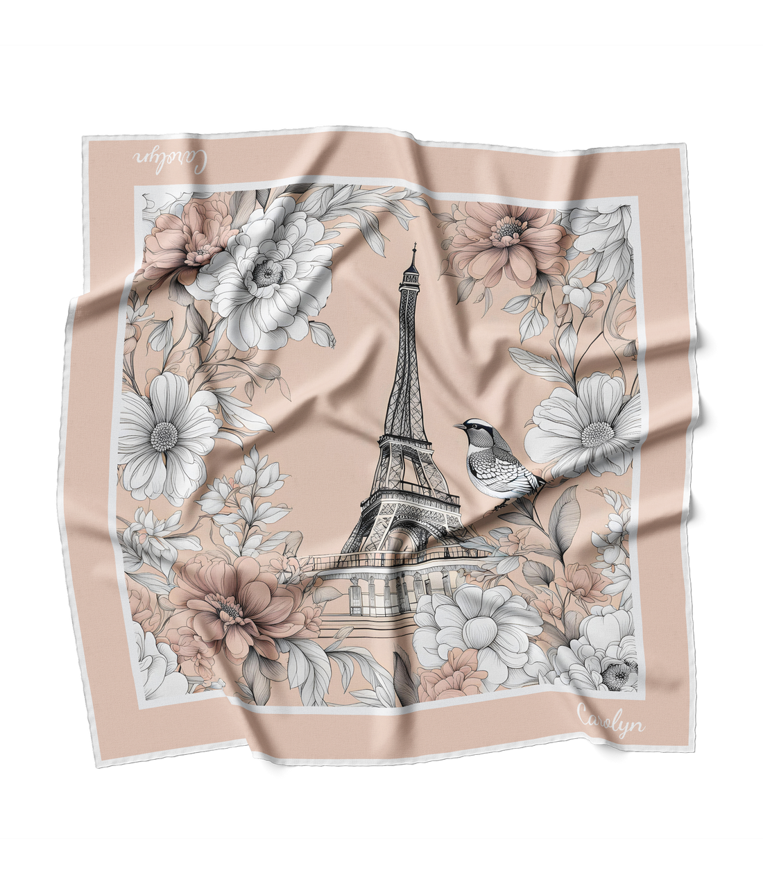 &quot;Eiffel Tower&quot; Square Scarf