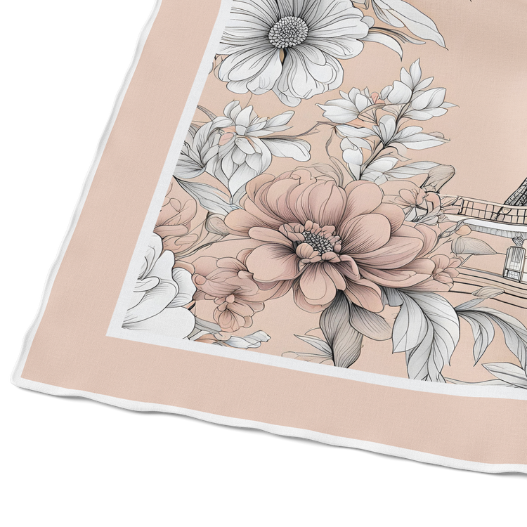 &quot;Eiffel Tower&quot; Square Scarf