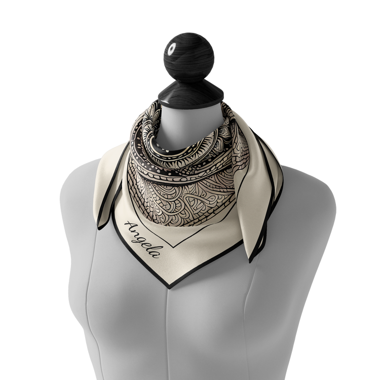 &quot;Mandala&quot; Square Scarf