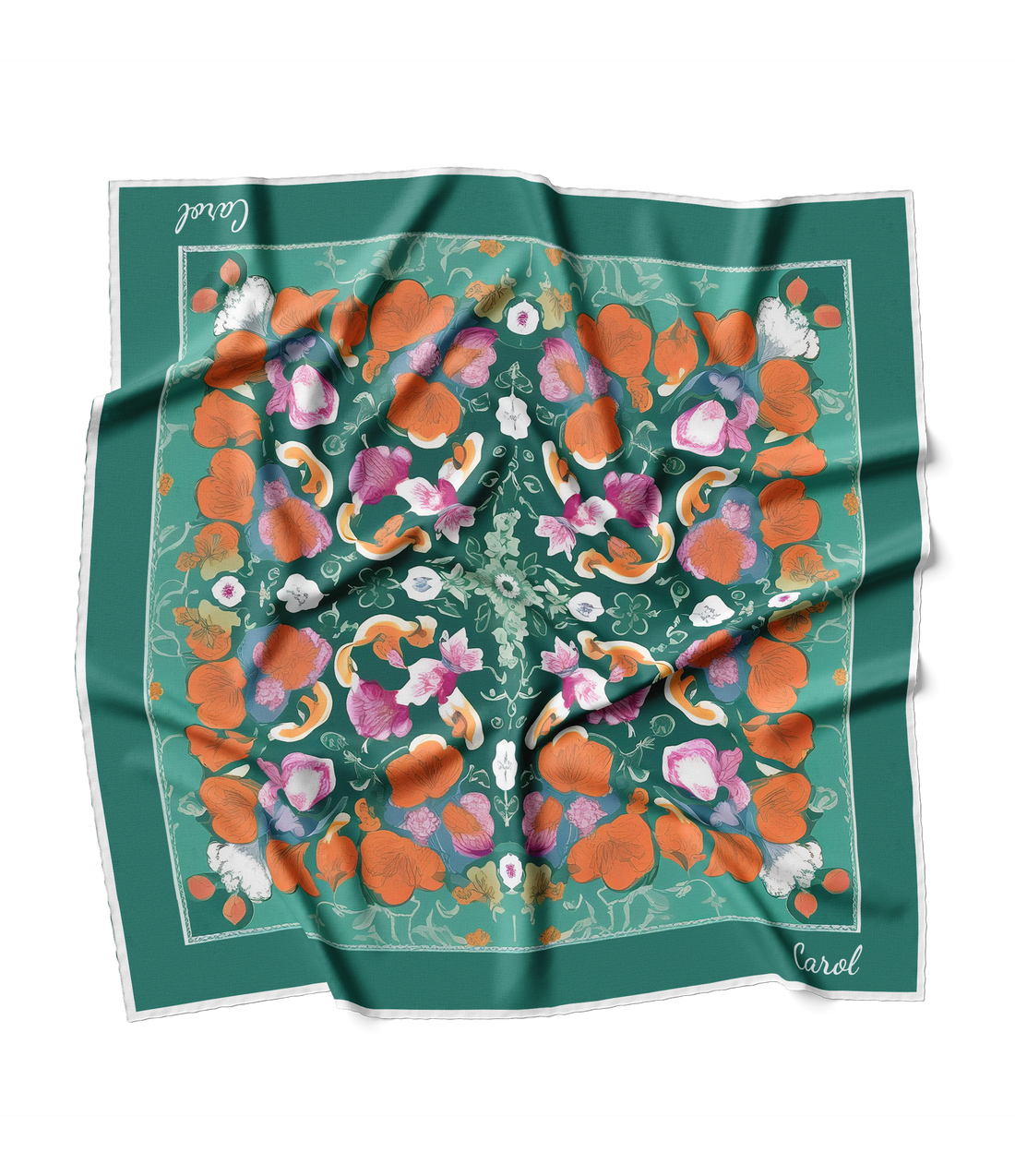 &quot;Petal Dream&quot; Square Scarf