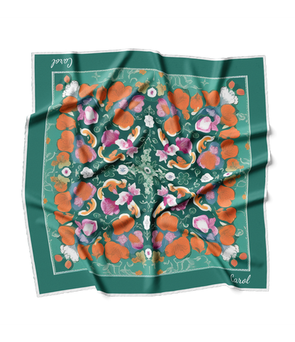 &quot;Petal Dream&quot; Square Scarf