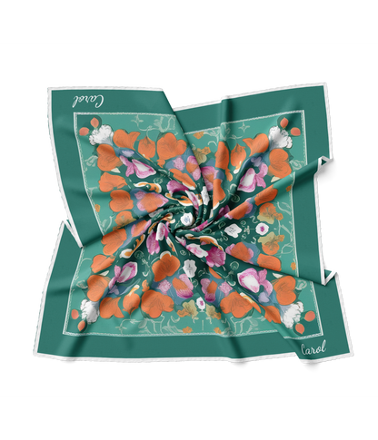 &quot;Petal Dream&quot; Square Scarf