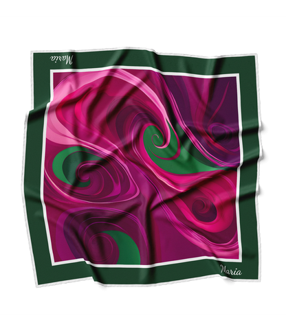 &quot;Purple Swirl&quot; Square Scarf