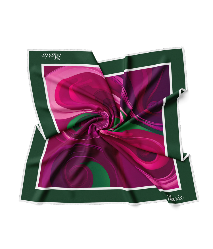 &quot;Purple Swirl&quot; Square Scarf