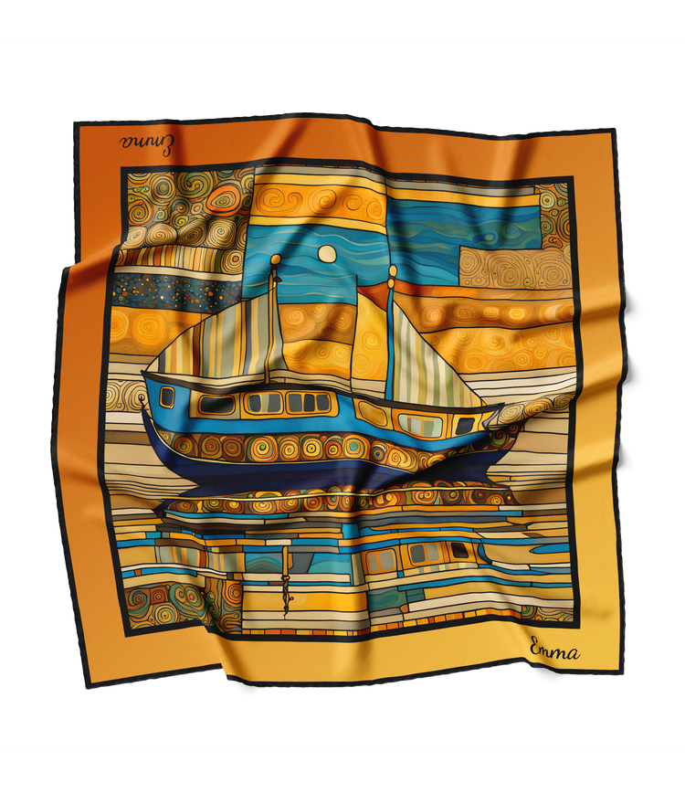 &quot;Sail&quot; Square Scarf
