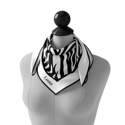 &quot;Zebra&quot; Square Scarf