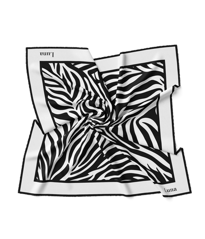 &quot;Zebra&quot; Square Scarf