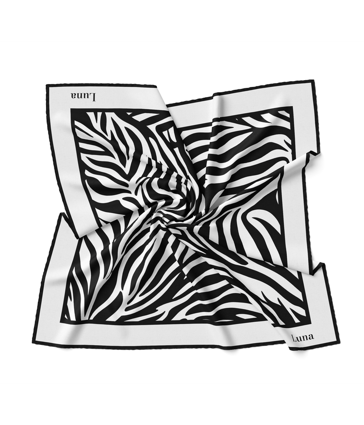 &quot;Zebra&quot; Square Scarf