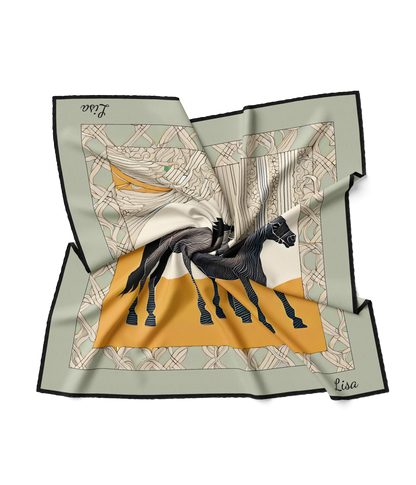 &quot;Wild Horses&quot; Square Scarf