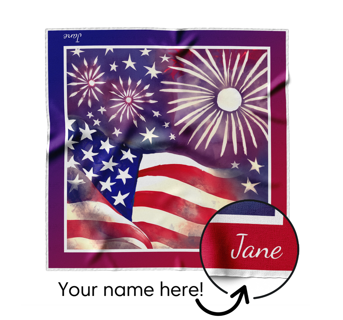 "Celebration" Square Scarf