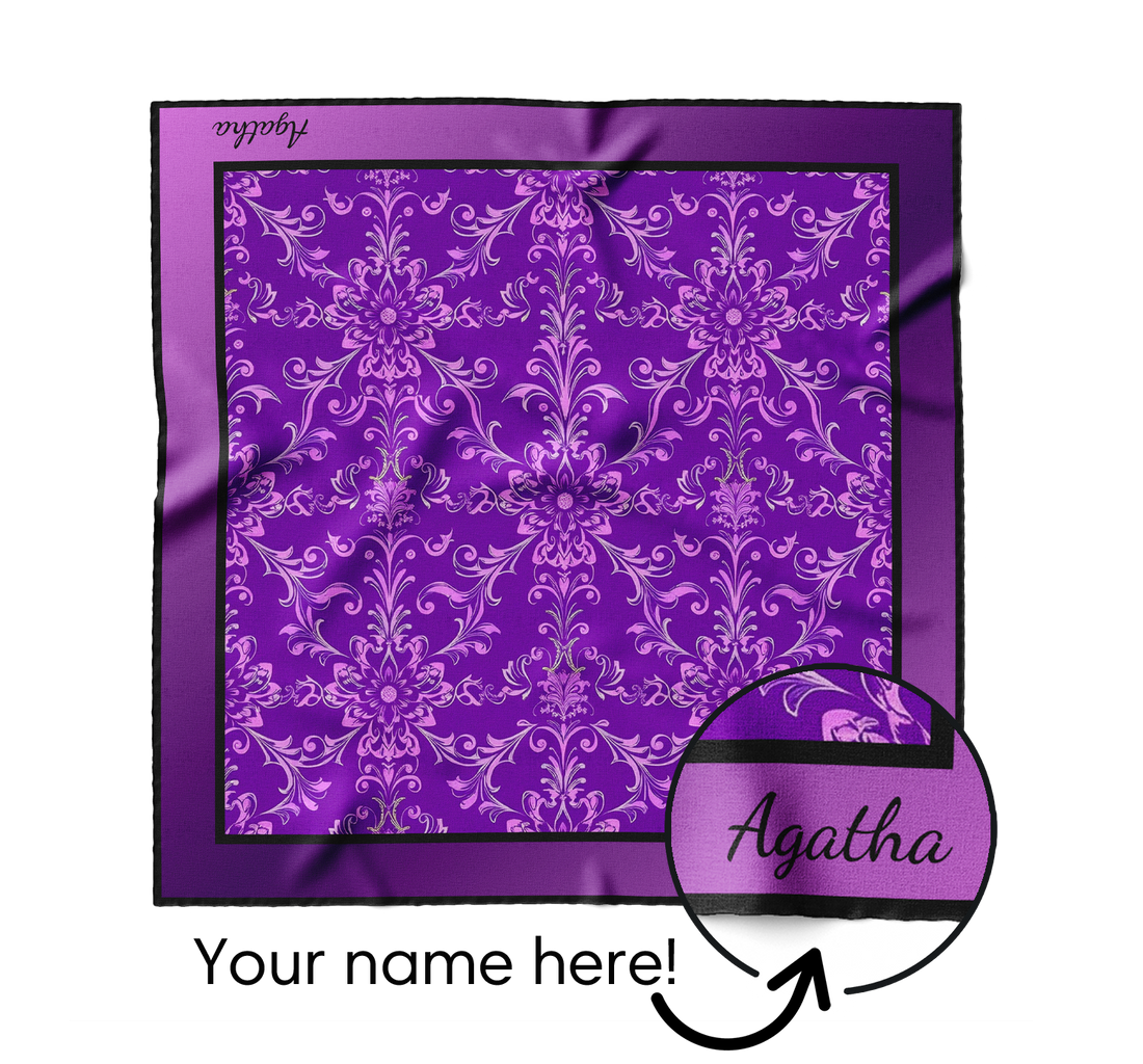 "Danbury" Square Scarf