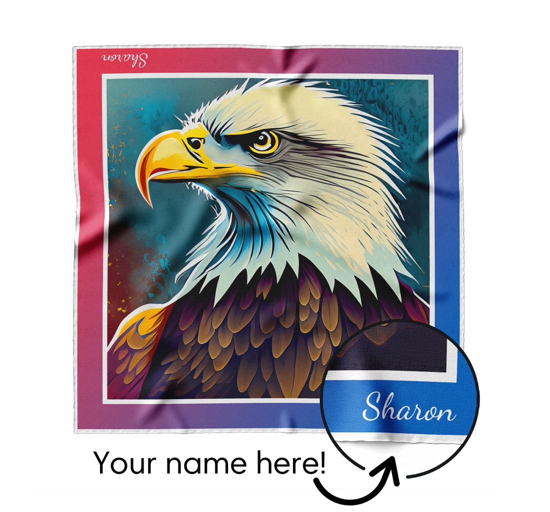 "Eagle" Square Scarf