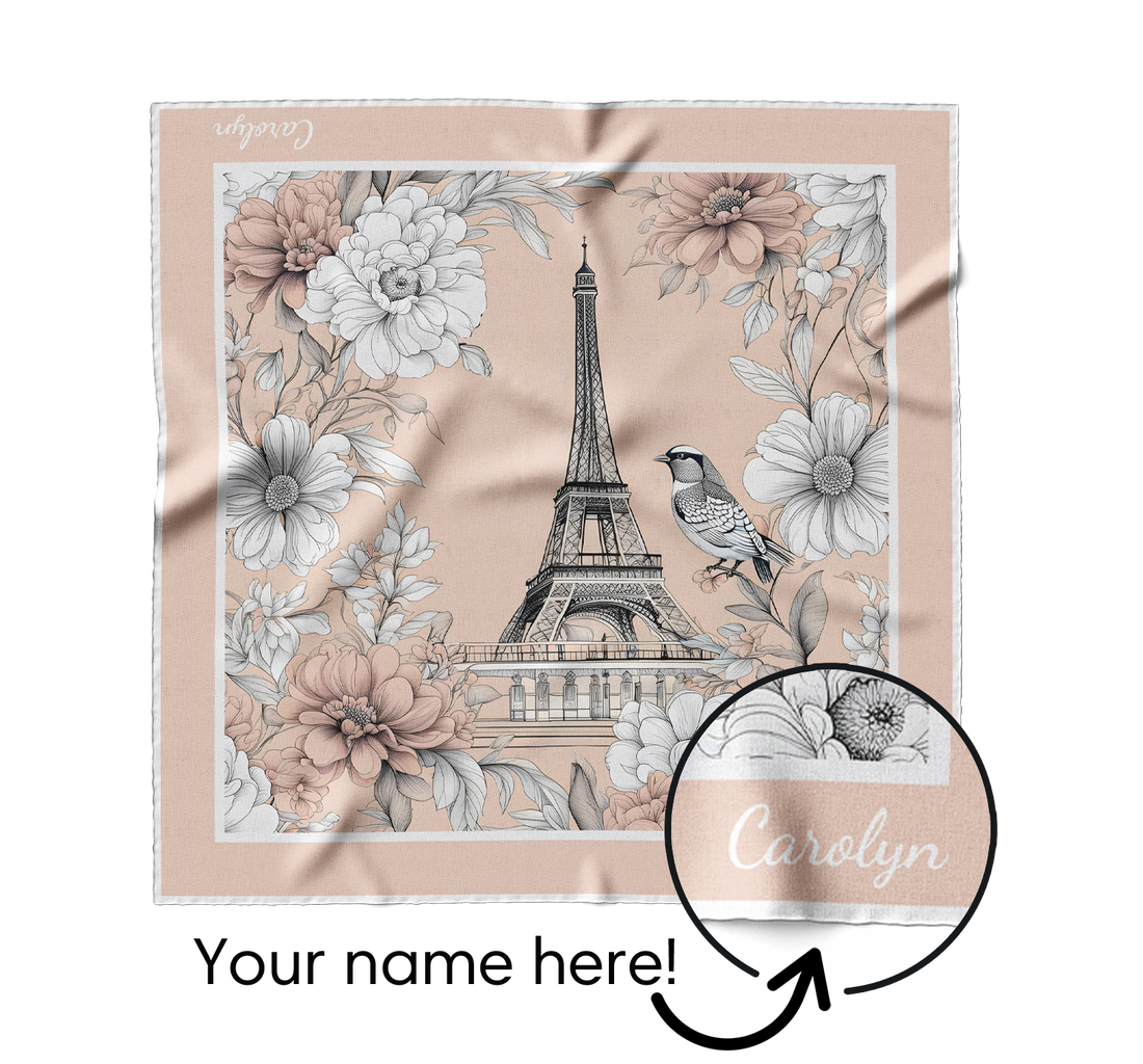 &quot;Eiffel Tower&quot; Square Scarf