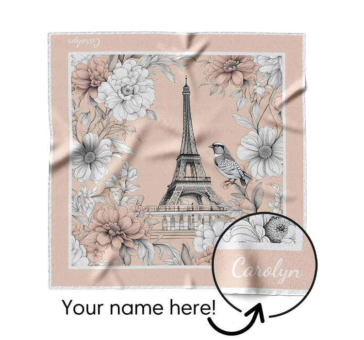&quot;Eiffel Tower&quot; Square Scarf