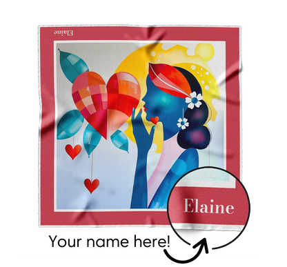 &quot;Femme Fatale&quot; Square Scarf