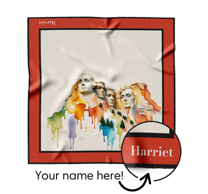 &quot;Founding Fathers in Watercolour&quot; Square Scarf