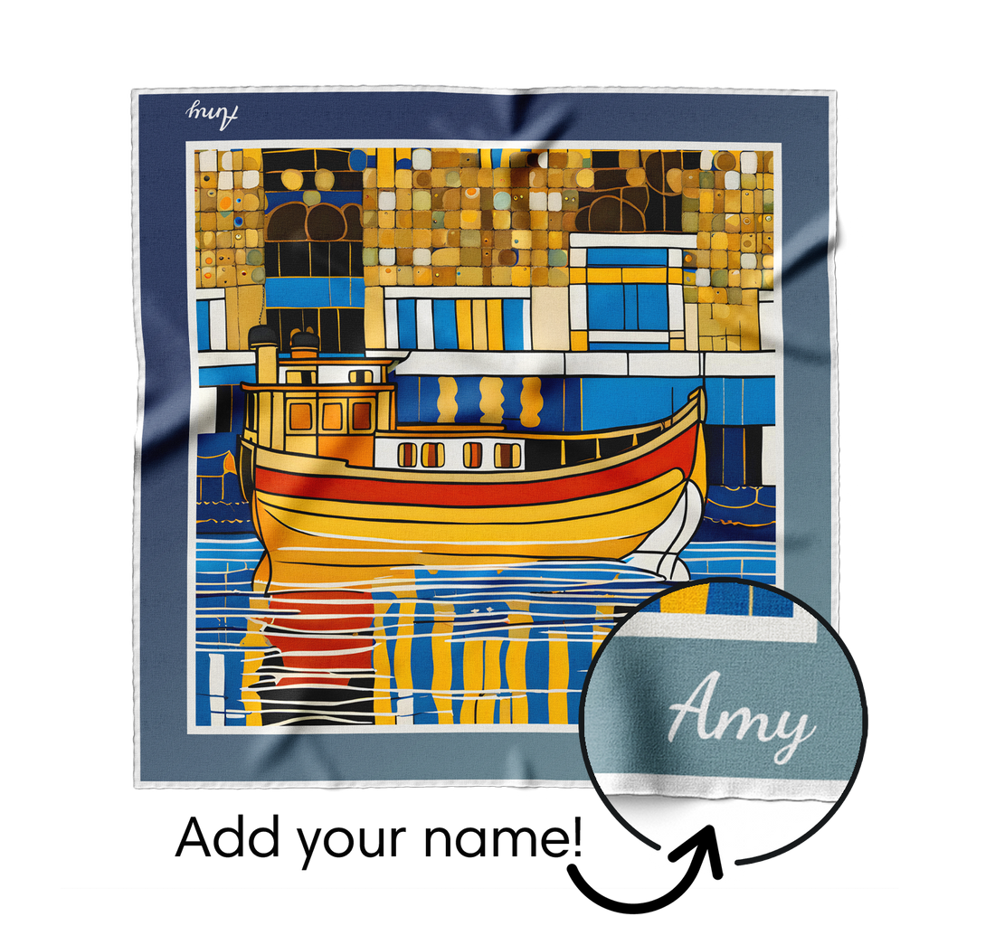 "Harbour" Square Scarf