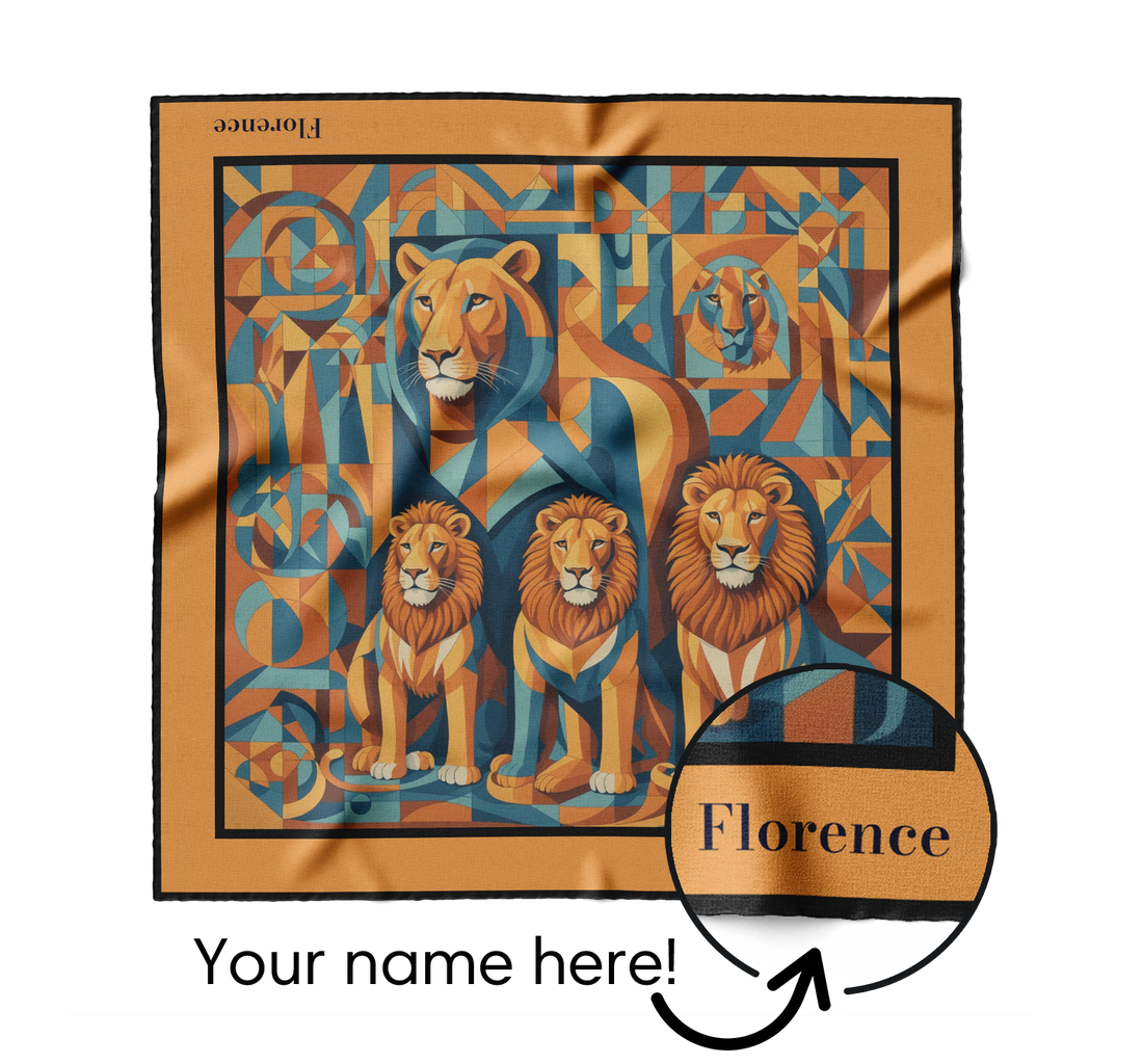 "Lion Pride" Square Scarf