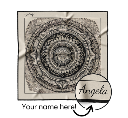 &quot;Mandala&quot; Square Scarf