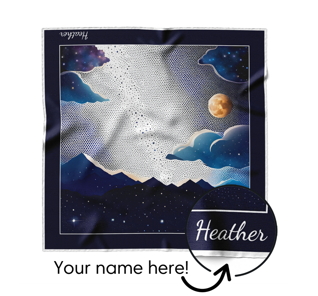 "Moonlight" Square Scarf