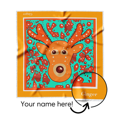 &quot;Rudolph&quot; Square Scarf