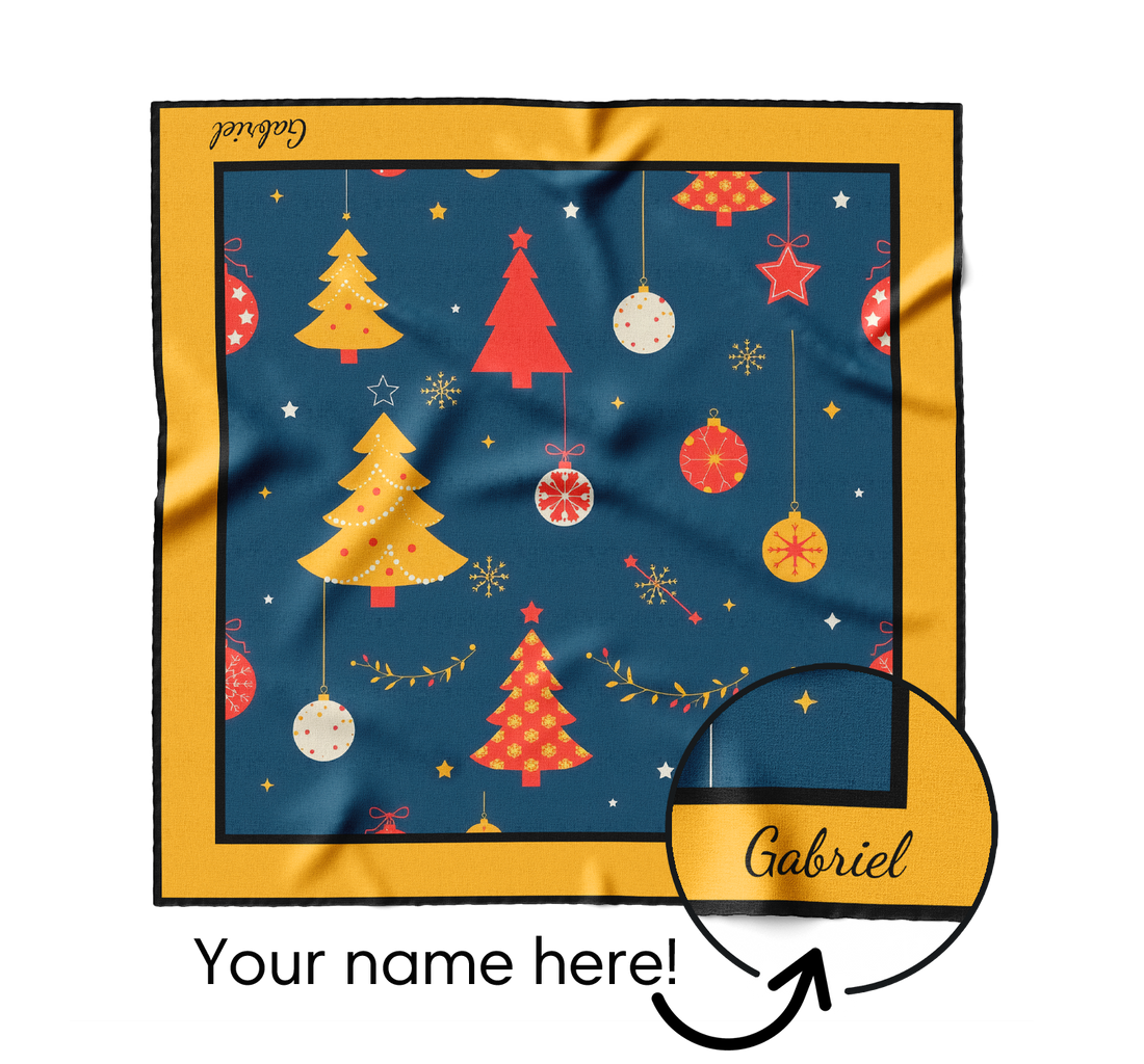 "Toys & Trees" Square Scarf